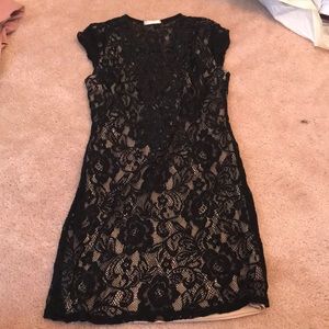 Slimming black dress